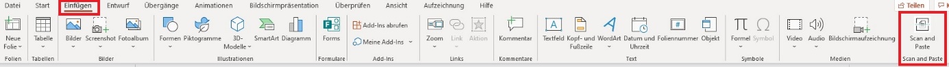 Scan & Paste for Microsoft 365: Zeit sparen und Bilder direkt via App/Add-In in Ihre Präsentation einfügen 6 image 61923c72723e4